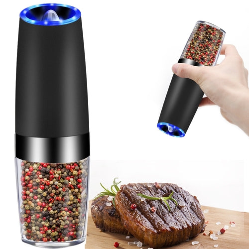 Electric Gravity-Sensor Pepper Grinder & Spice Mill