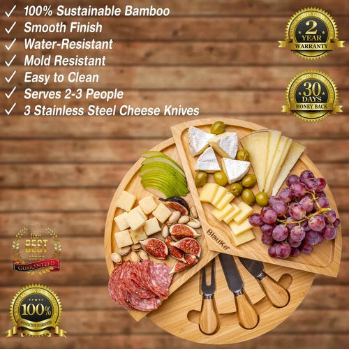 Are Living™ Bamboo Cheese & Charcuterie Board Set