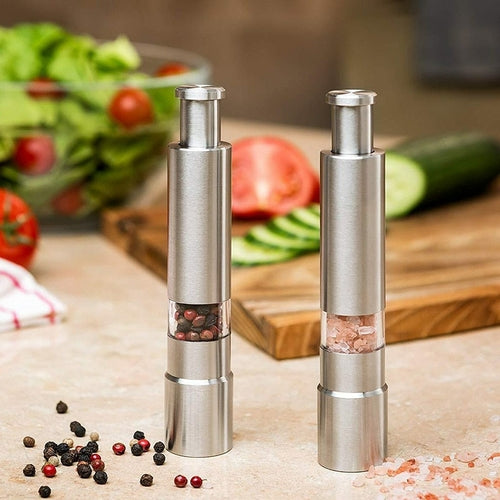 Are Living™ Stainless Steel Salt & Pepper Grinder
